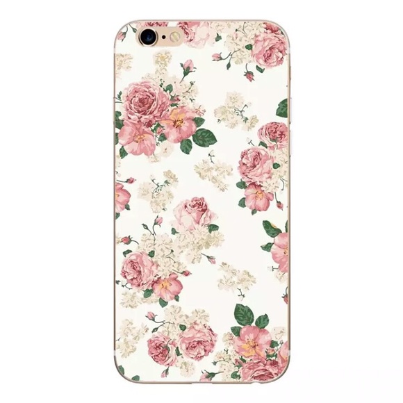 Accessories - 🌸LAST ONE 💕 iPhone 7 8 Case cover Silicon Flower